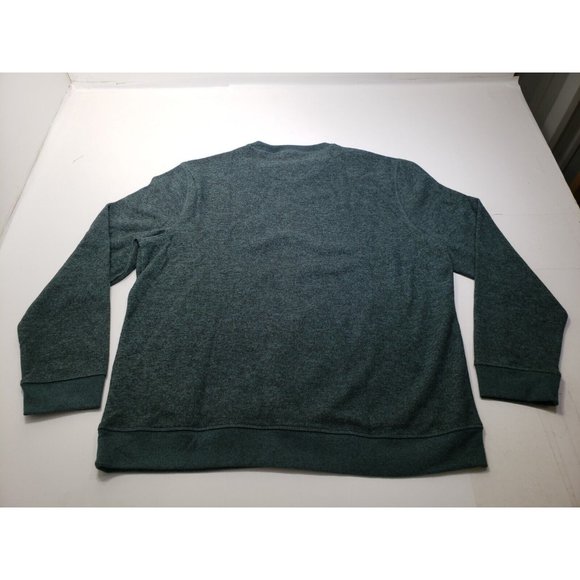 Members Mark Men's Crewneck Pullover Shirt Emerald Coast Green Size XXL NWT - Picture 7 of 10